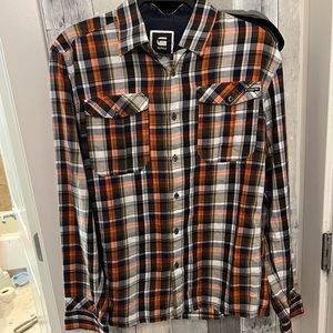 Gstar plaid button shirt